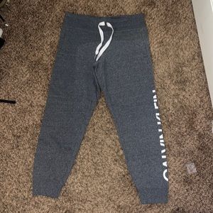 Gray Calvin Klein Sweatpants